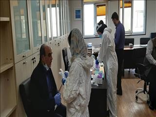 انجام دومین آزمایش تشخیص و پیشگیری از ابتلای به ویروس کرونا در بین کارکنان چادرملو