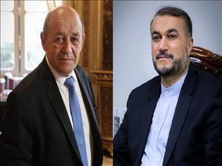 گفتگوی تلفنی وزرای خارجه ایران و فرانسه