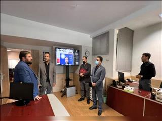 رئیس مرکز ارتباطات وزارت صمت از روابط عمومی شرکت مس بازدید کرد