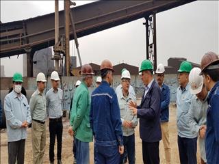 تقدیر رئیس هیات مدیره از روند پیشرفت پروژه‌های شرکت فولاد خوزستان