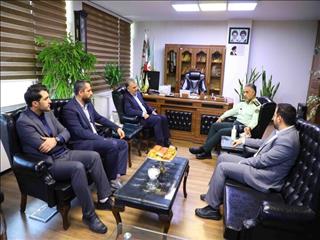 دیدار مدیرعامل بانک دی با رئیس پلیس امنیت اقتصادی تهران بزرگ